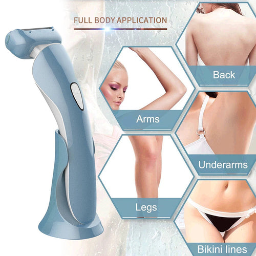 Electric Razor for Women Shaver Bikini Trimmer Body Hair Removal for