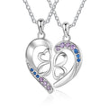 Custom Name Couple Heart Necklace